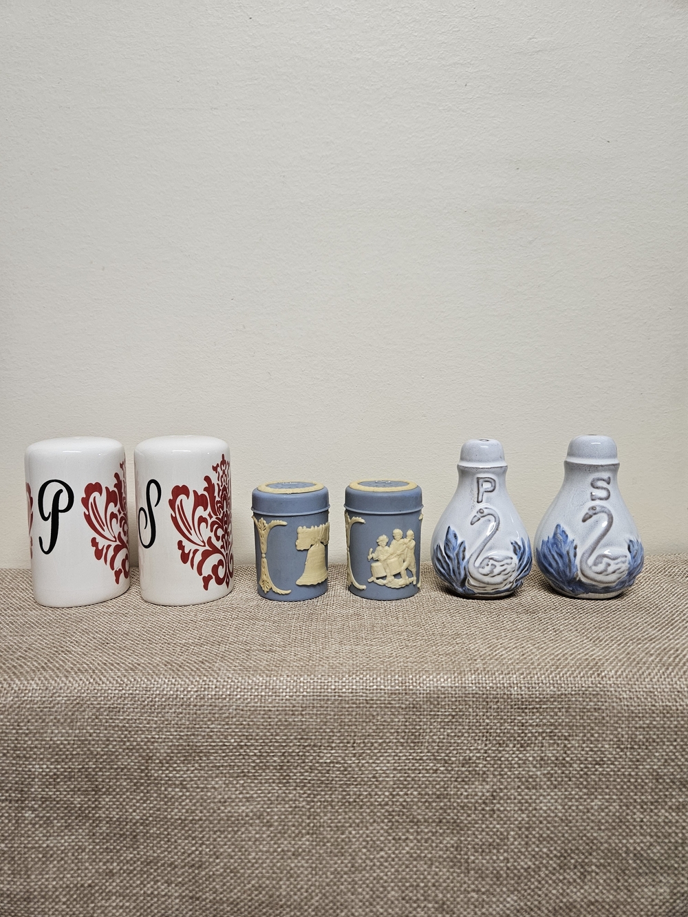Vintage Salt & Pepper Shakers - 3 Sets